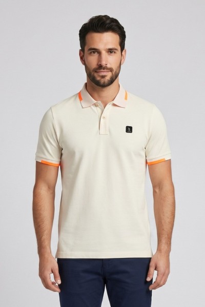 Refrigue polo in piquet di cotone stretch R5022M261 — 805219040079885_2