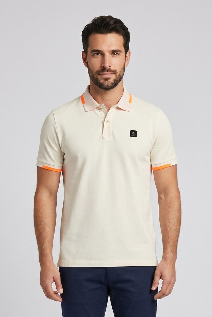 Refrigue polo in piquet di cotone stretch R5022M261 [17de8671]