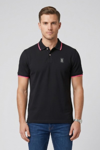 Refrigue polo in piquet di cotone stretch R5022M261 — 805219040079885_4