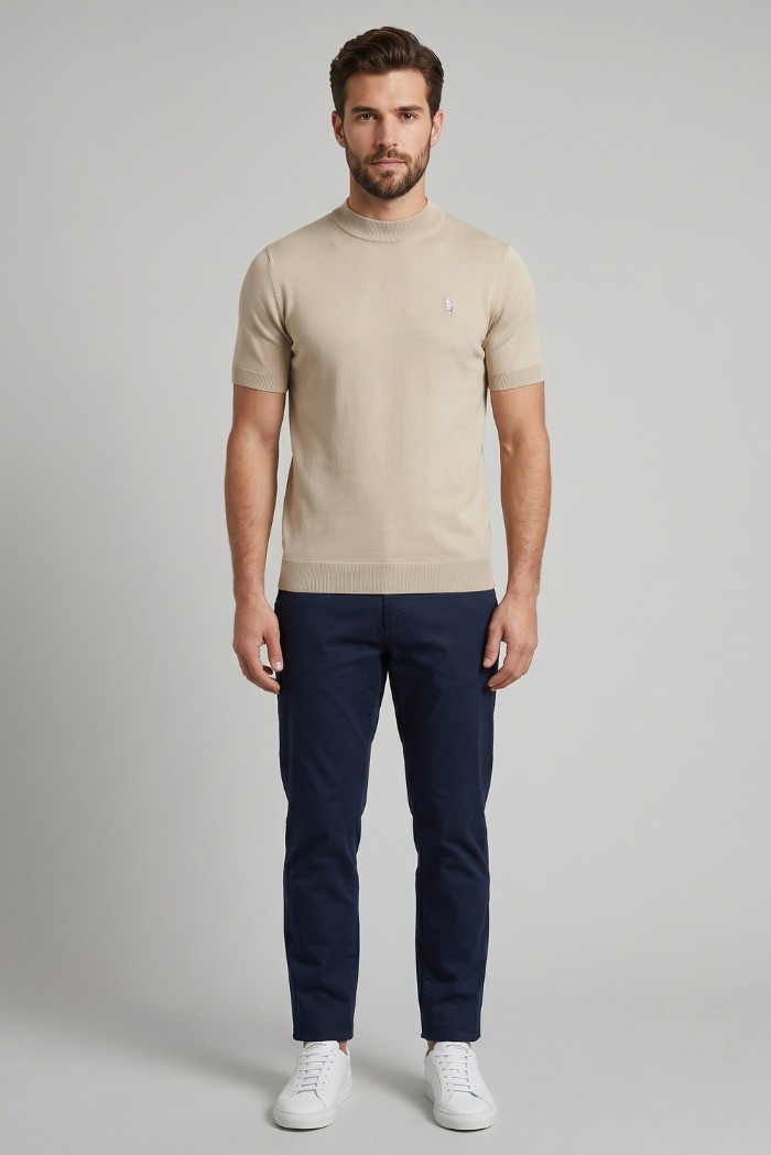 Refrigue t-shirt in filo di cotone R4060M261 [ad29f347]