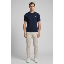 Refrigue maglia in filo di cotone con contrasti R4064M261 [6bab6146]