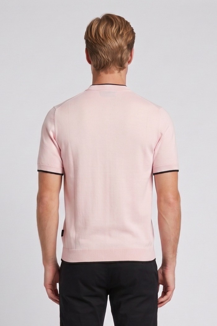 Refrigue maglia in filo di cotone con contrasti R4064M261 [4782725c]
