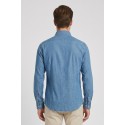 Paul Matthew camicia in denim di cotone stretch CF11-1001 [e7bcb144]