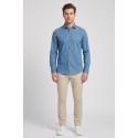 Paul Matthew camicia in denim di cotone stretch CF11-1001 [50a17040]