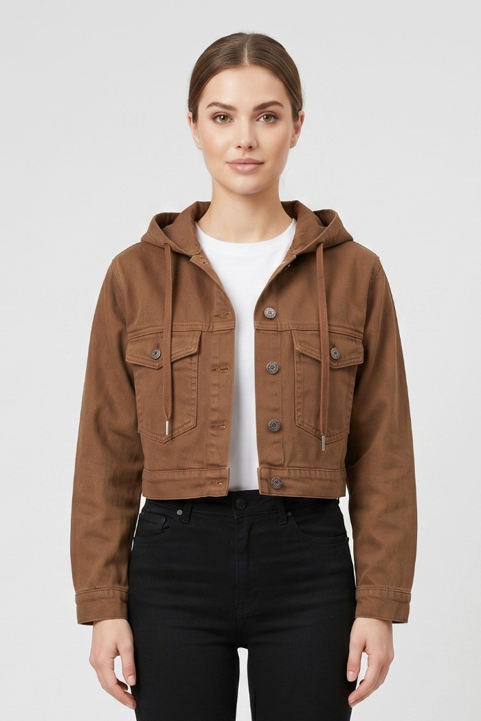PDK giubbino in denim di cotone stretch 2225PGJ9554 [26fdf419]