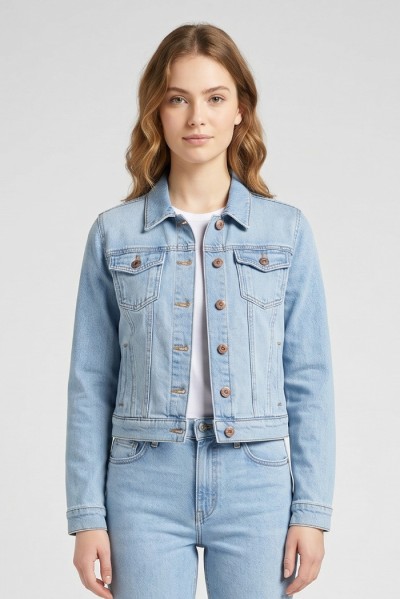 PDK giubbino in denim di cotone stretch 2225PGJ9556 [d9a66c2f]