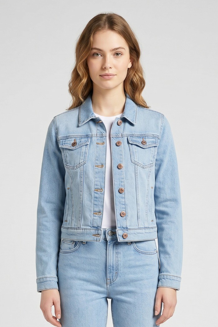 PDK giubbino in denim di cotone stretch 2225PGJ9556 [d9a66c2f]
