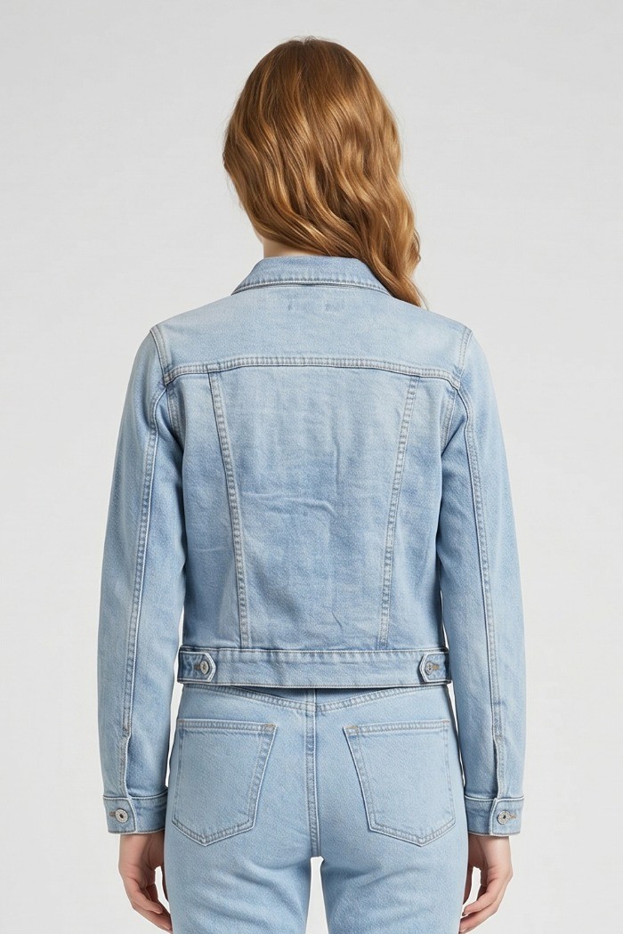 PDK giubbino in denim di cotone stretch 2225PGJ9556 [00802f22]
