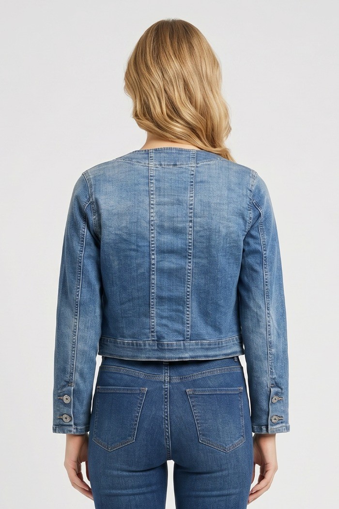 PDK giubbino in denim di cotone stretch 2225PGJ9566 [788d0739]