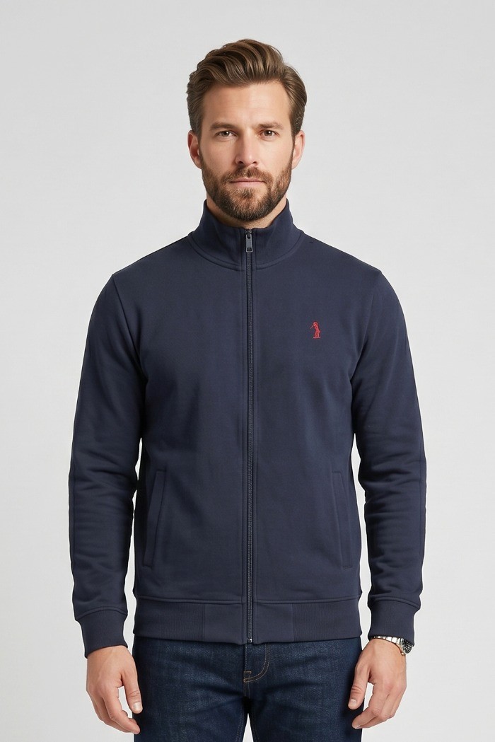 US Golf Club felpa con zip Fiorello FE102 [5ef52cda]