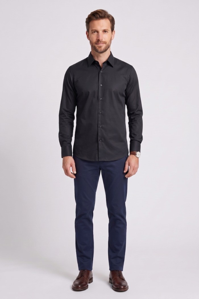 Vipa Camiceria camicia tailor fit in cotone Manila [f1ebed47]