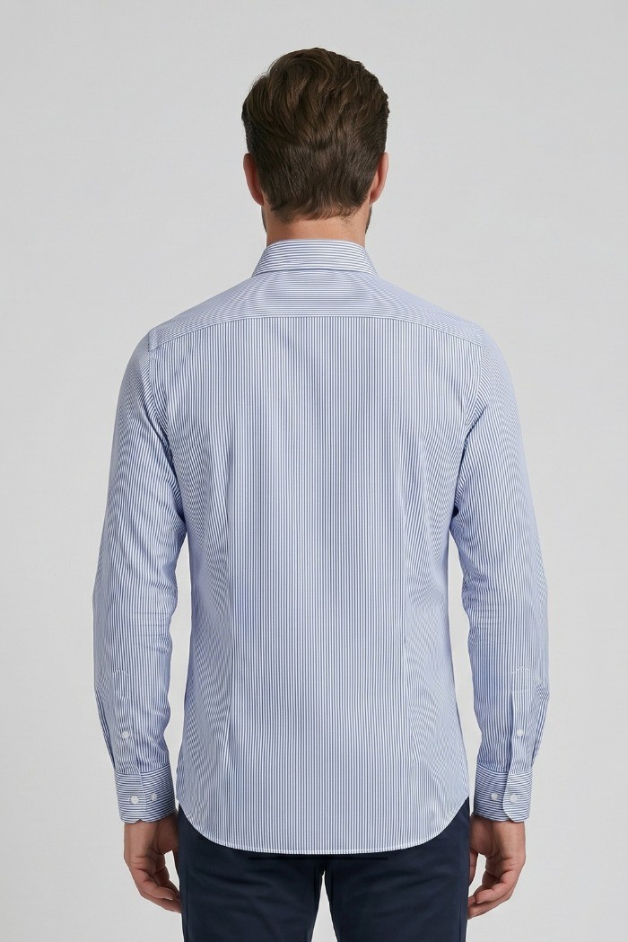 Vipa Camiceria camicia rigata in cotone Lord [931e7fe4]