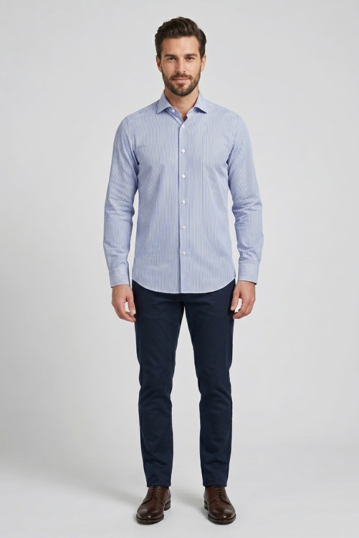 Vipa Camiceria camicia rigata in cotone Lord [2403bee0]