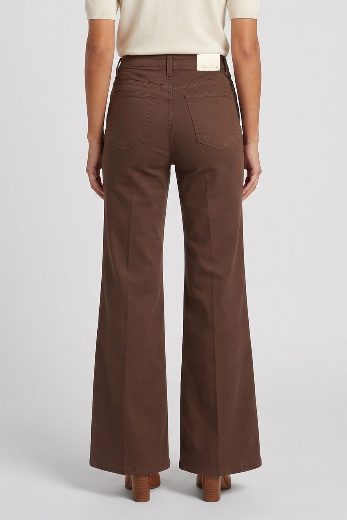 Fly Girl pantalone flare in cotone stretch 31329/02 [ecbaf328]