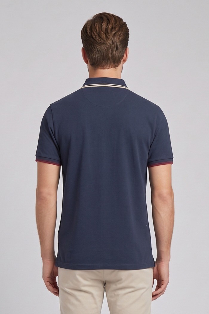 Guy polo in piquet di cotone Cabrio128-ptx m49905 [f8d47e04]