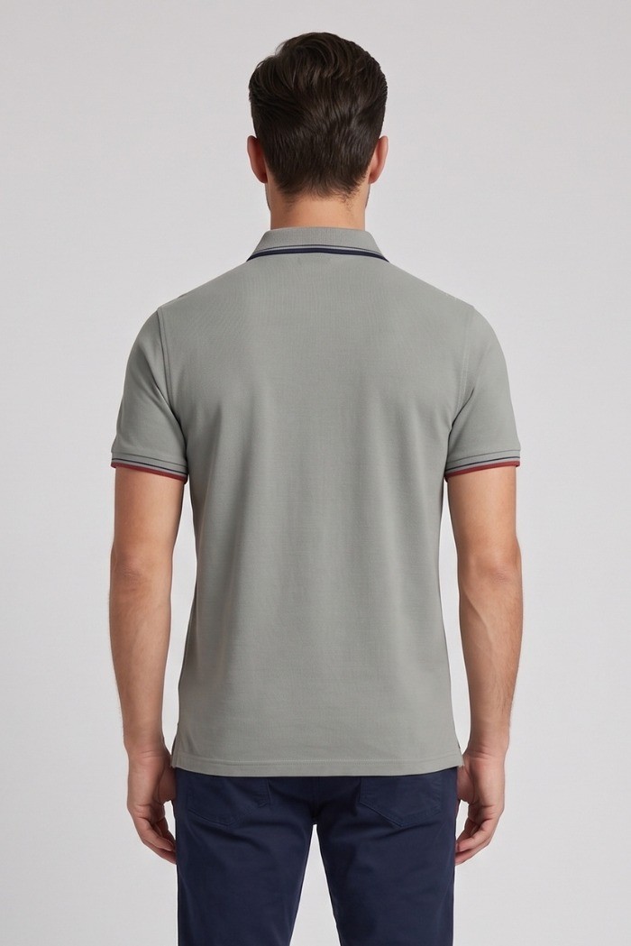 Guy polo in piquet di cotone Cabrio128-ptx m49905 [10457ab3]