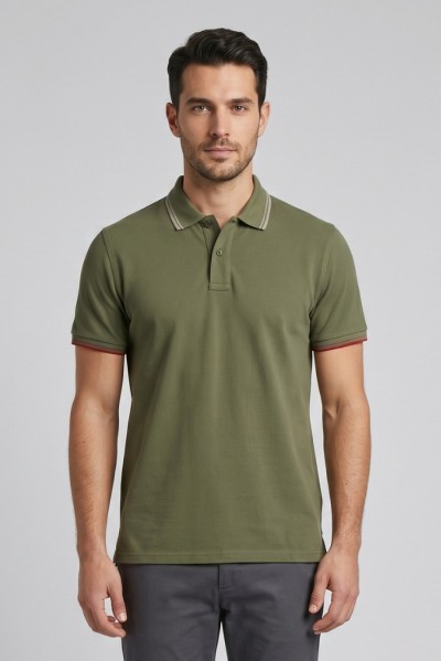 Guy polo in piquet di cotone Cabrio128-ptx m49905 — 805219040079680_3