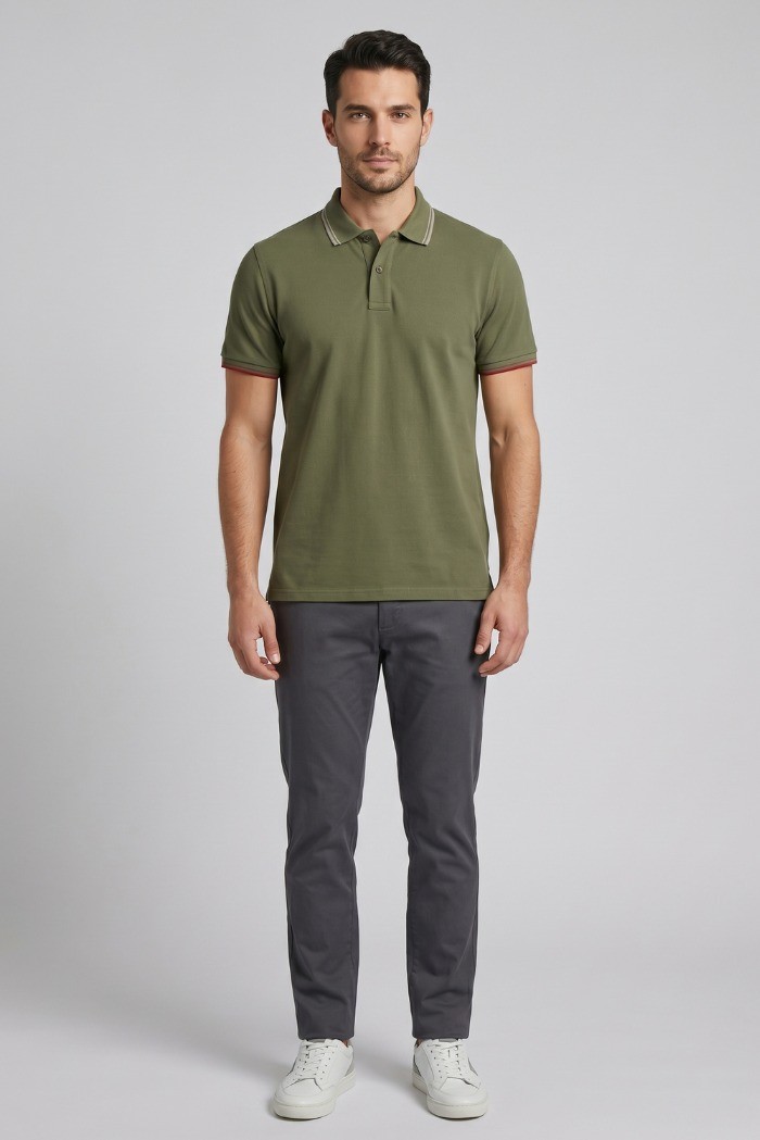 Guy polo in piquet di cotone Cabrio128-ptx m49905 [b5b16de3]