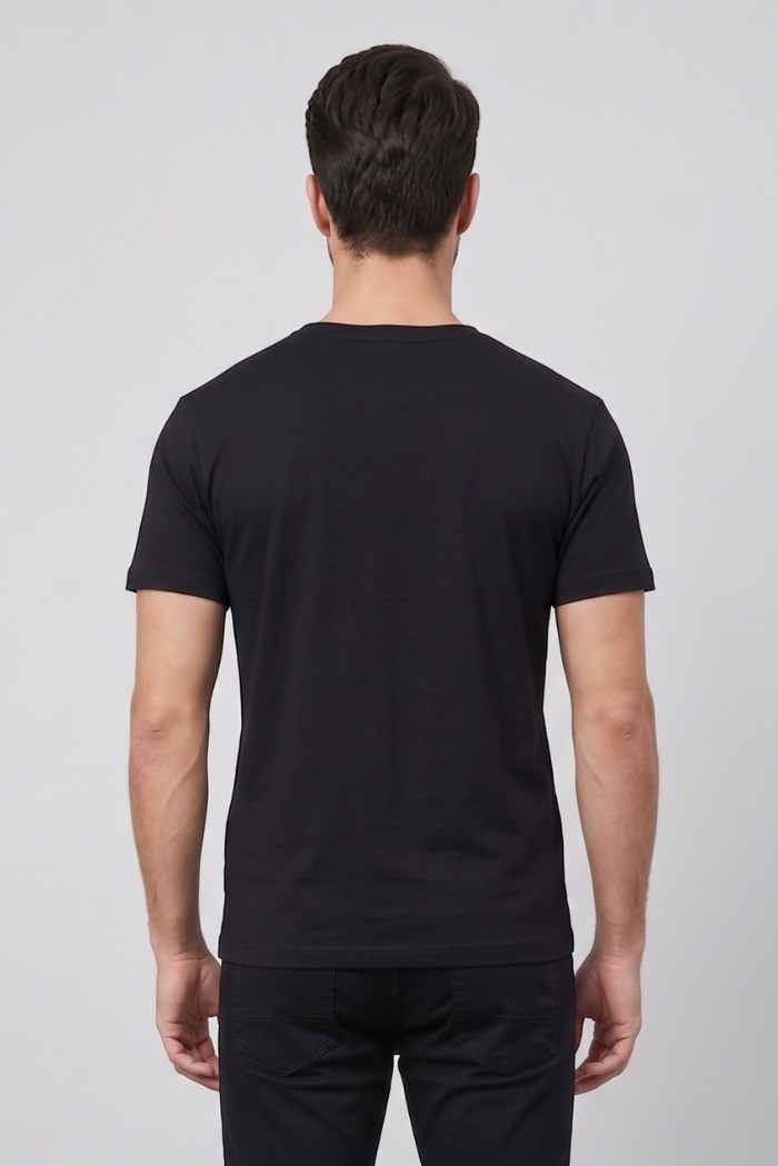 Urban Ring t-shirt in jersey di cotone con bottoni sul collo UR1110042 [a9ba7bf7]