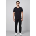 Urban Ring t-shirt in jersey di cotone con bottoni sul collo UR1110042 [1ea7baf3]