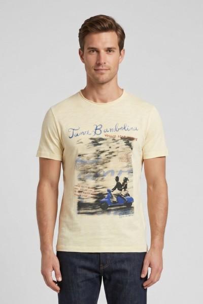 Guy t-shirt in jersey di cotone Cabrio114-sb M49885 [7ca06a18]