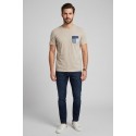 Guy t-shirt in jersey di cotone con taschino Cabrio118-sb M49889 [0c8caf95]