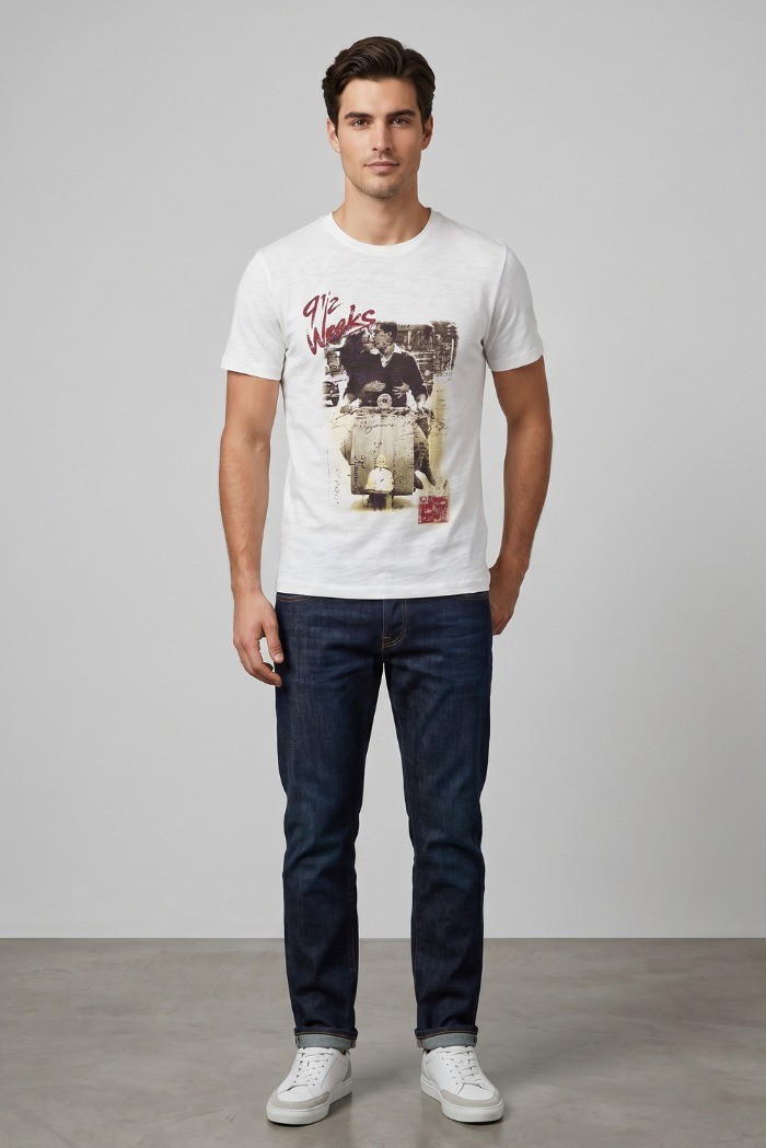 Guy t-shirt in jersey di cotone Cabrio115-sb M49886 [80139004]