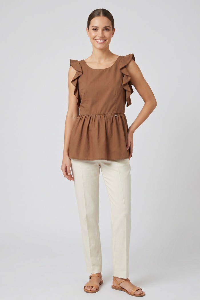 Fresh Flower casacca in popeline di cotone FD617 [ca26af81]