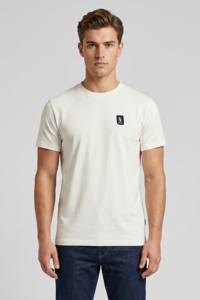 Refrigue t-shirt in piquet di cotone stretch R4514M261 [11fe3a5f]