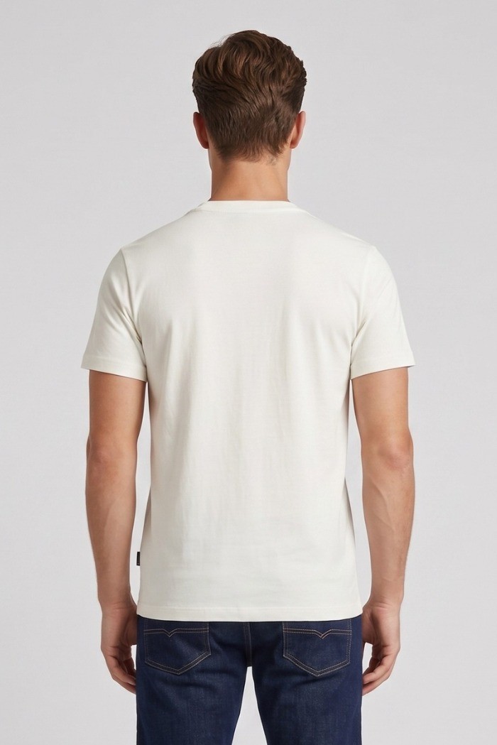 Refrigue t-shirt in piquet di cotone stretch R4514M261 [c8d87952]