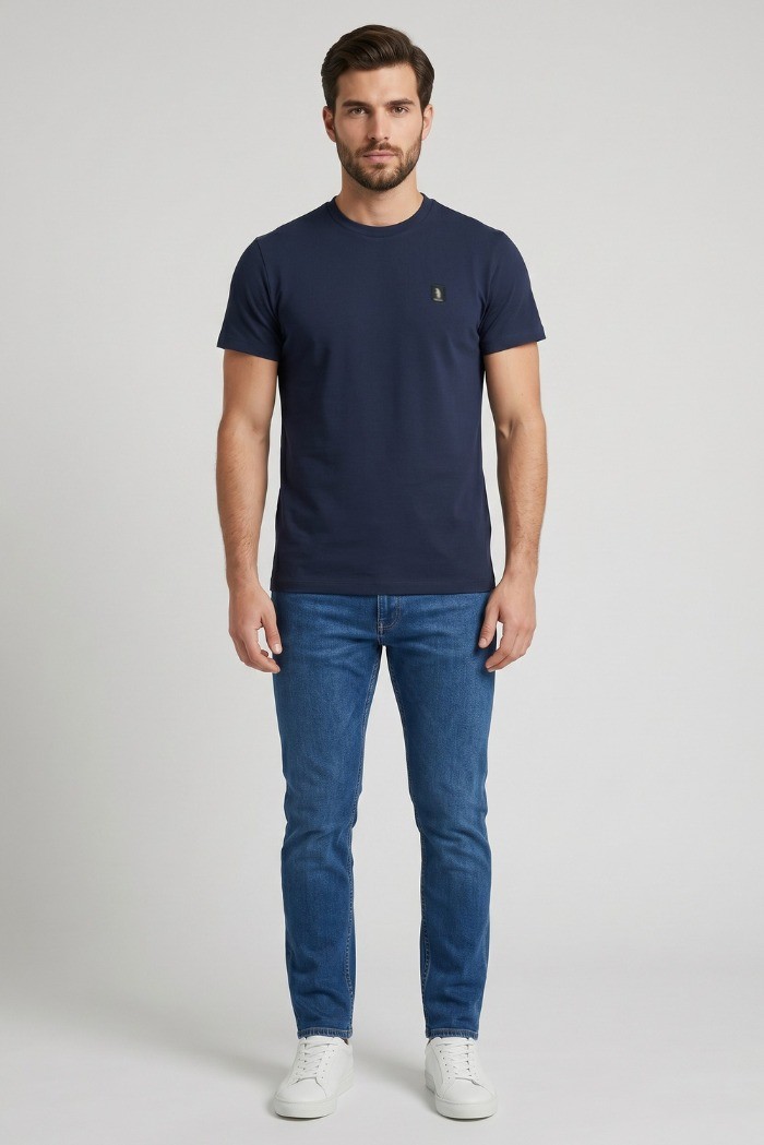 Refrigue t-shirt in piquet di cotone stretch R4514M261 [e4db0250]