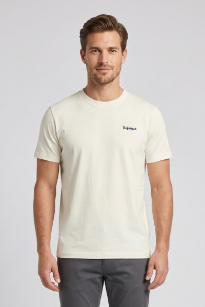 Refrigue t-shirt in jersey con logo ricamato R4533M261 [6fd3ae6a]