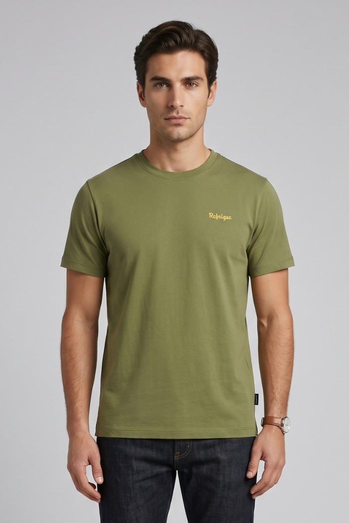 Refrigue t-shirt in jersey con logo ricamato R4533M261 [0eb5c68f]