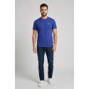 Refrigue t-shirt in jersey con logo ricamato R4533M261 [a0e40a0d]