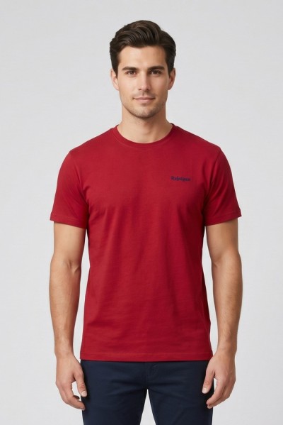 Refrigue t-shirt in jersey con logo ricamato R4533M261 — 805219040079884_5