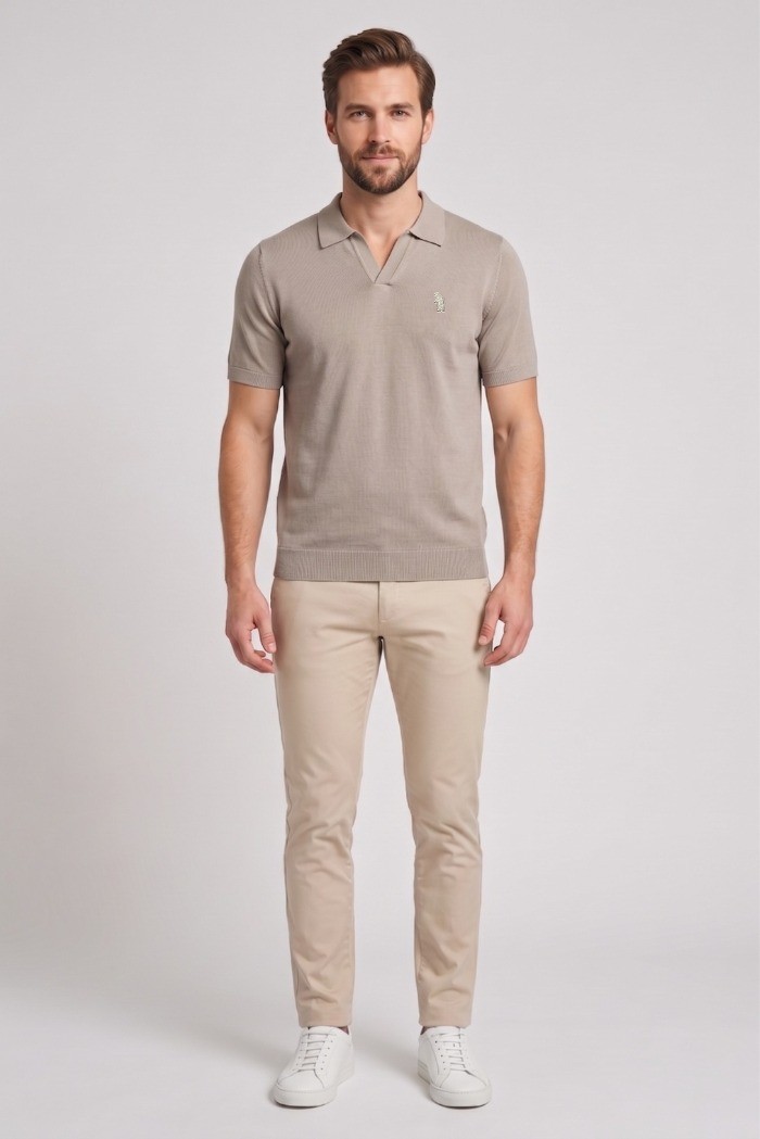 Refrigue polo derby in filo di cotone R5009M261 [05606bdf]