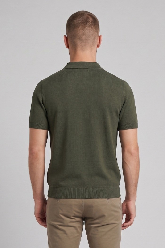 Refrigue polo derby in filo di cotone R5009M261 [f7cd6537]