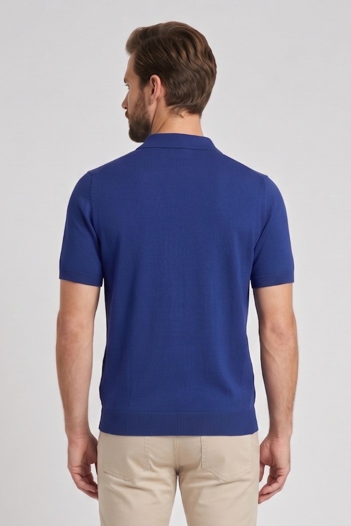 Refrigue polo derby in filo di cotone R5009M261 [023f6e43]