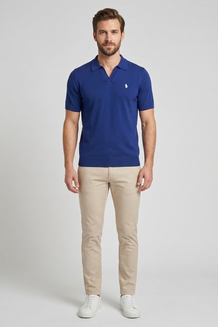 Refrigue polo derby in filo di cotone R5009M261 [b522af47]