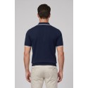 Refrigue polo in filo di cotone con contrasti R5012M261 [a4bb8859]