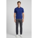Refrigue polo in filo di cotone con contrasti R5012M261 [88ed6020]