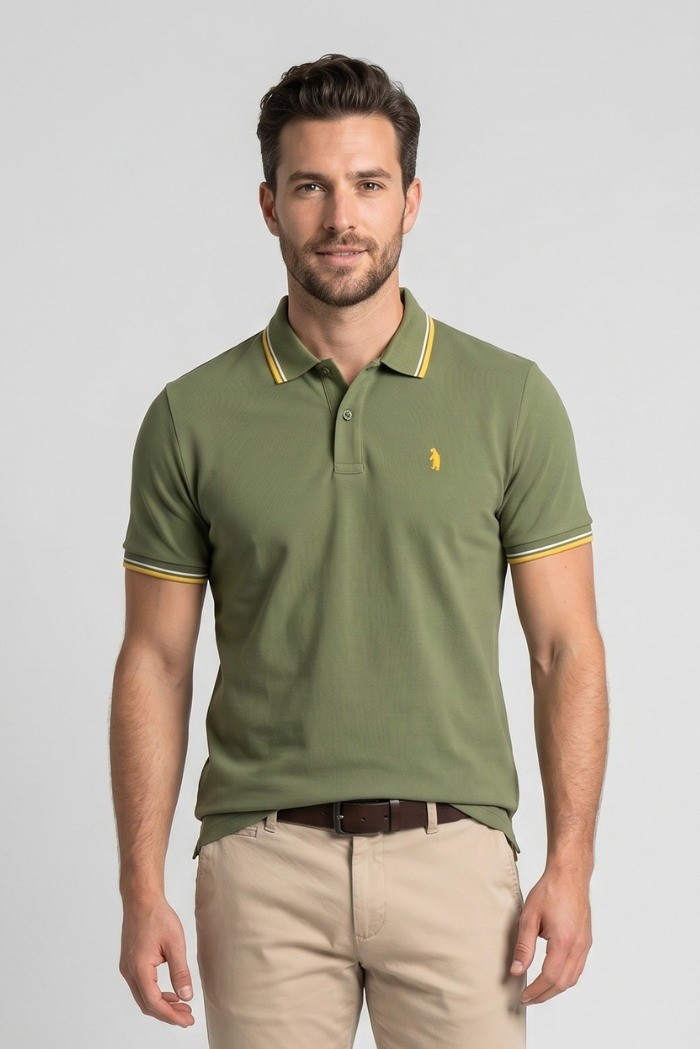 Refrigue polo in piquet di cotone stretch R5017M261 [1fdd91c0]