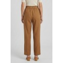 Fresh Flower pantalone in misto lino con pinces FD654 [cf4045da]