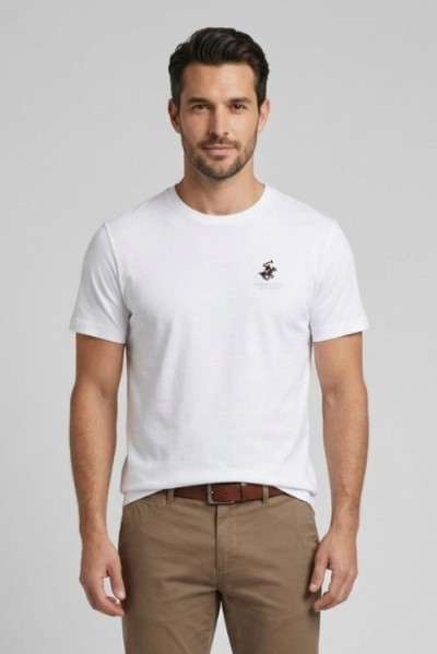 Beverly Hills Polo Club t-shirt in jersey di cotone TS450053 [65f6831e]