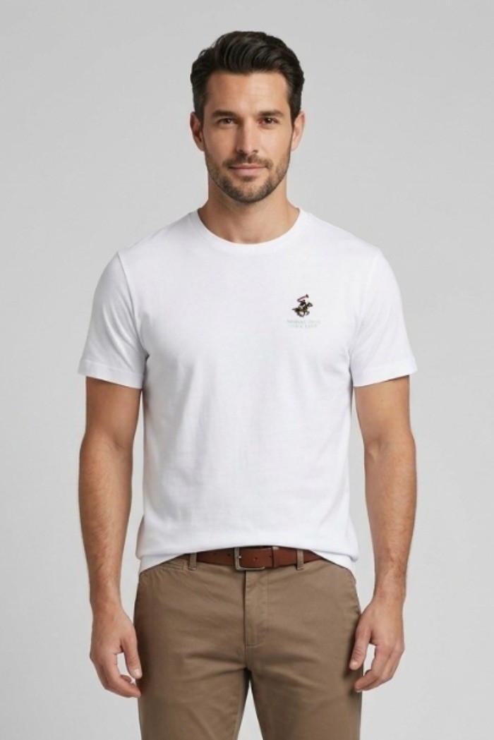 Beverly Hills Polo Club t-shirt in jersey di cotone TS450053 [65f6831e]