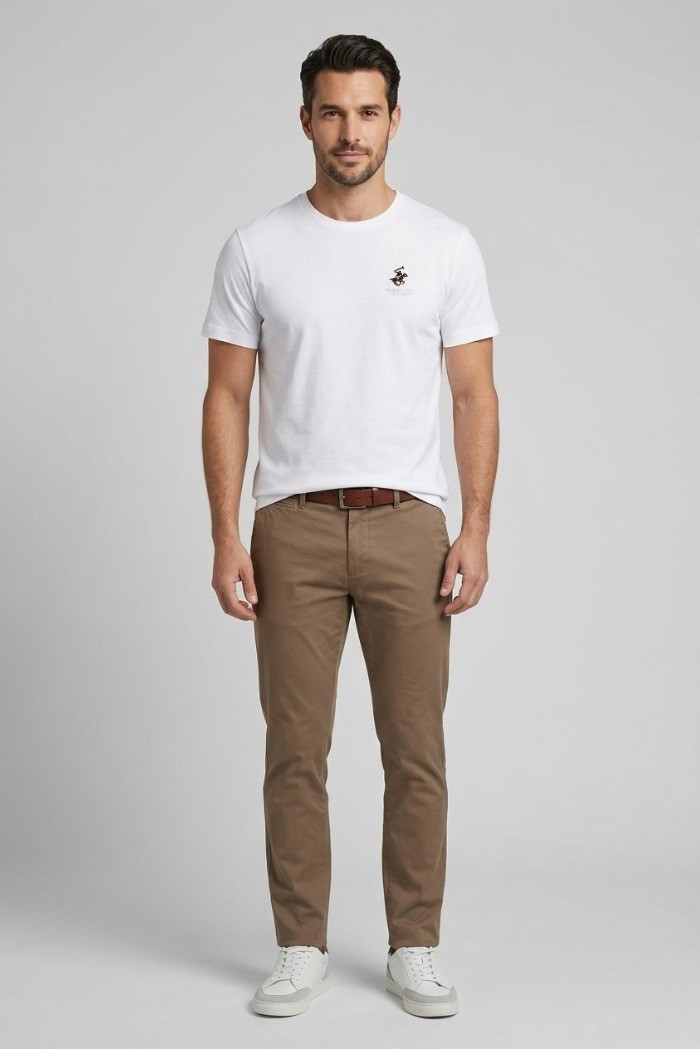 Beverly Hills Polo Club t-shirt in jersey di cotone TS450053 [0bcd0117]