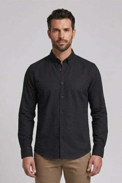 Guy camicia botton down in cotone Custom915-1170 M50091 — 805219040078961_2