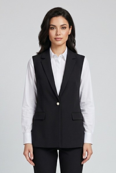 PDK gilet in tessuto stretch 057021 [622b10e7]