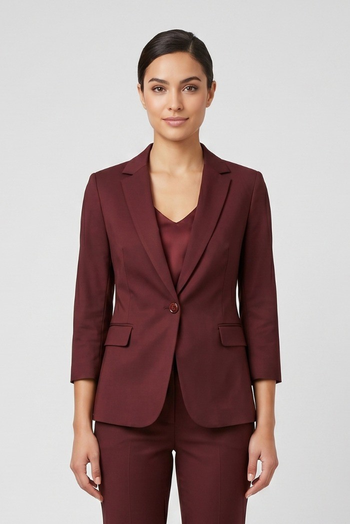 PDK giacca monopetto in cotone stretch 057026 [f2cc44e2]