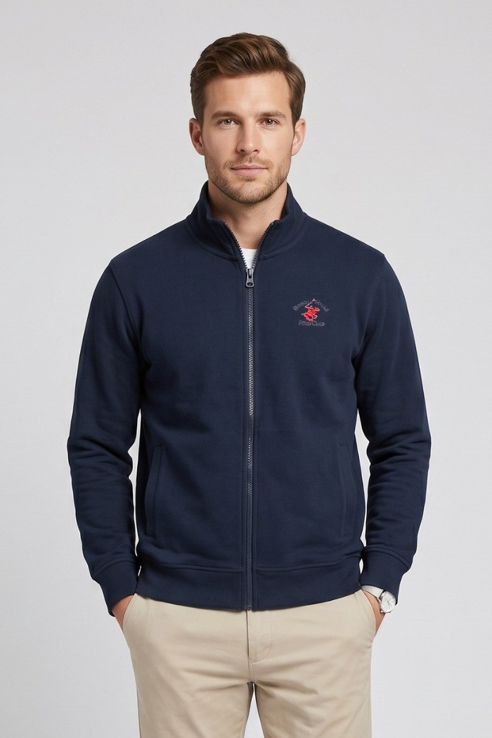 Beverly Hills Polo Club felpa a zip in cotone F450186 [96cae159]